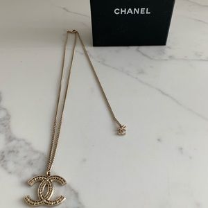 Chanel Logo Necklace